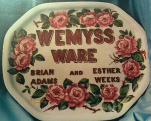 Wemyss Ware plate